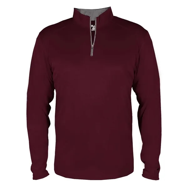Badger Youth B-Core Quarter-Zip Pullover - Badger Youth B-Core Quarter-Zip Pullover - Image 13 of 28