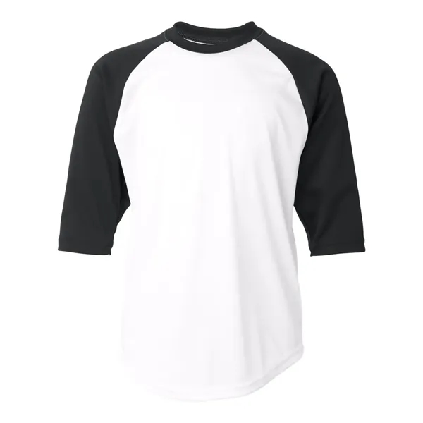 Badger Youth B-Core Three-Quarter Sleeve Baseball T-Shirt - Badger Youth B-Core Three-Quarter Sleeve Baseball T-Shirt - Image 23 of 39