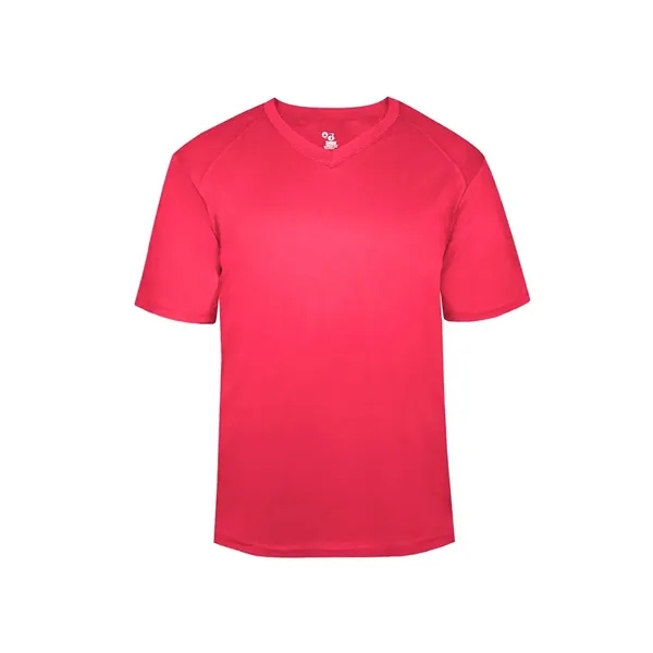 Badger Youth B-Core V-Neck T-Shirt - Badger Youth B-Core V-Neck T-Shirt - Image 22 of 57