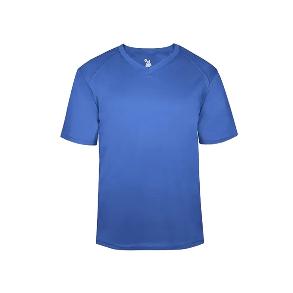 Badger Youth B-Core V-Neck T-Shirt - Badger Youth B-Core V-Neck T-Shirt - Image 46 of 57