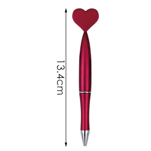 Heart Shaped Ballpoint Pen in Assorted Colors - Heart Shaped Ballpoint Pen in Assorted Colors - Image 1 of 7