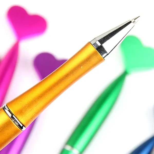 Heart Shaped Ballpoint Pen in Assorted Colors - Heart Shaped Ballpoint Pen in Assorted Colors - Image 4 of 7