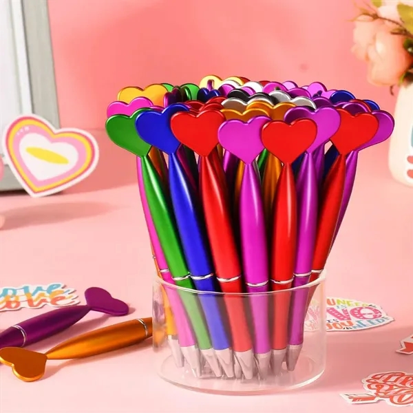 Heart Shaped Ballpoint Pen in Assorted Colors - Heart Shaped Ballpoint Pen in Assorted Colors - Image 7 of 7