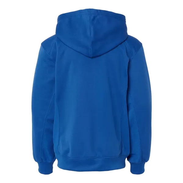 Badger Youth Performance Fleece Hooded Sweatshirt - Badger Youth Performance Fleece Hooded Sweatshirt - Image 21 of 32
