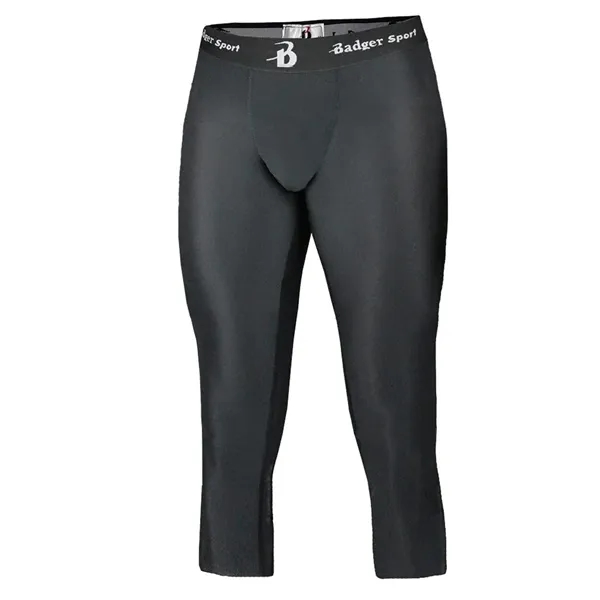 Badger Youth Compression Calf-Length Tights - Badger Youth Compression Calf-Length Tights - Image 0 of 6