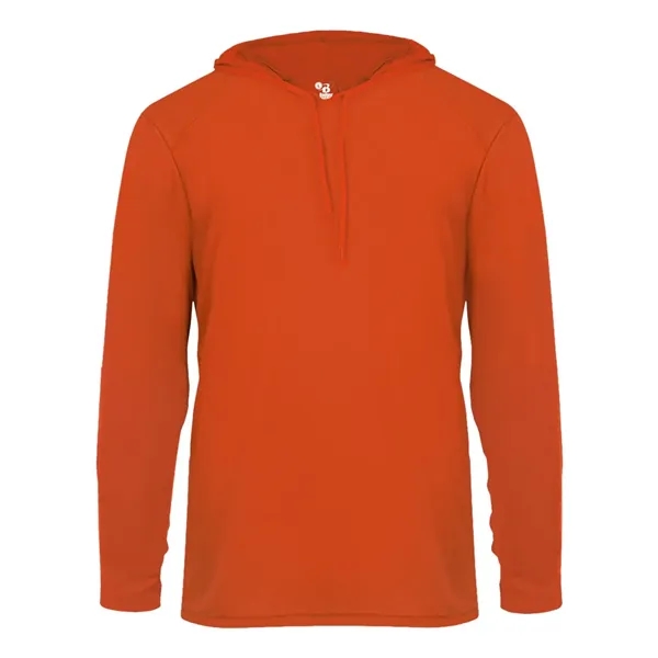 Badger Unisex B-Core Hooded Long Sleeve T-Shirt - Badger Unisex B-Core Hooded Long Sleeve T-Shirt - Image 4 of 31