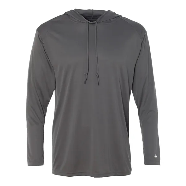 Badger Unisex B-Core Hooded Long Sleeve T-Shirt - Badger Unisex B-Core Hooded Long Sleeve T-Shirt - Image 6 of 31