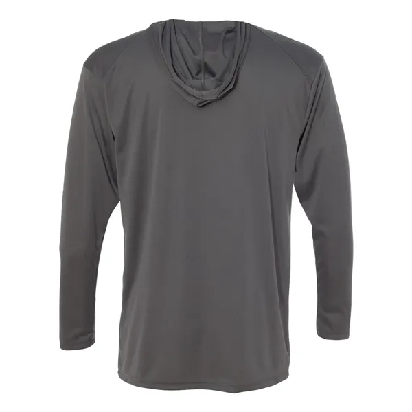 Badger Unisex B-Core Hooded Long Sleeve T-Shirt - Badger Unisex B-Core Hooded Long Sleeve T-Shirt - Image 8 of 31