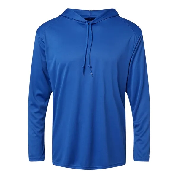 Badger Unisex B-Core Hooded Long Sleeve T-Shirt - Badger Unisex B-Core Hooded Long Sleeve T-Shirt - Image 16 of 31