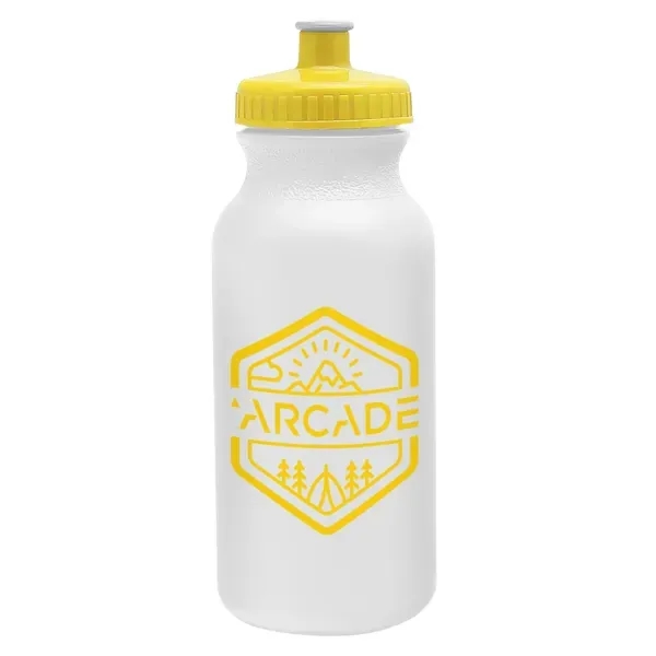 Circuit 20oz Bike Bottle - White w/Push-Pull Lid - Circuit 20oz Bike Bottle - White w/Push-Pull Lid - Image 1 of 13