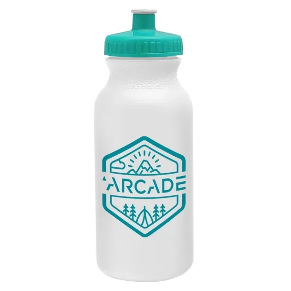 Circuit 20oz Bike Bottle - White w/Push-Pull Lid - Circuit 20oz Bike Bottle - White w/Push-Pull Lid - Image 3 of 13