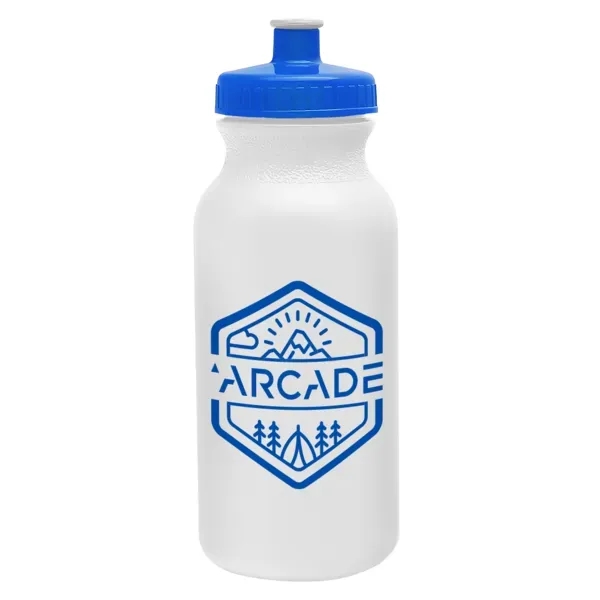 Circuit 20oz Bike Bottle - White w/Push-Pull Lid - Circuit 20oz Bike Bottle - White w/Push-Pull Lid - Image 5 of 13
