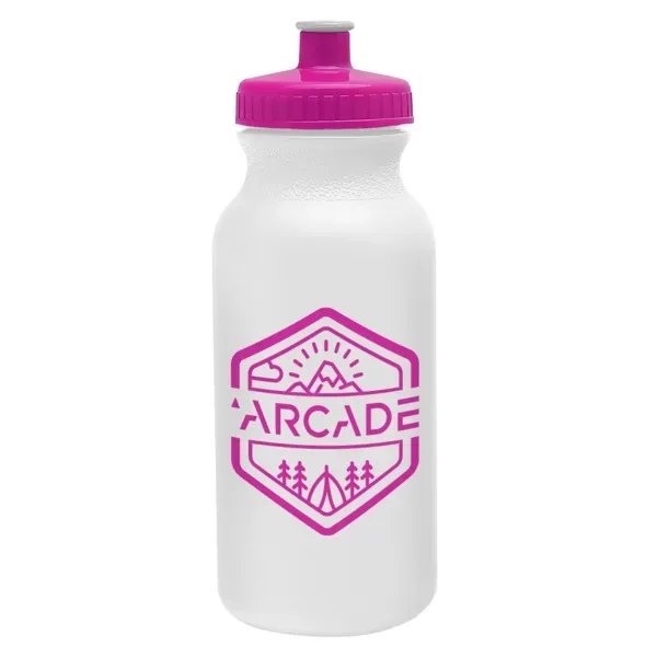 Circuit 20oz Bike Bottle - White w/Push-Pull Lid - Circuit 20oz Bike Bottle - White w/Push-Pull Lid - Image 7 of 13