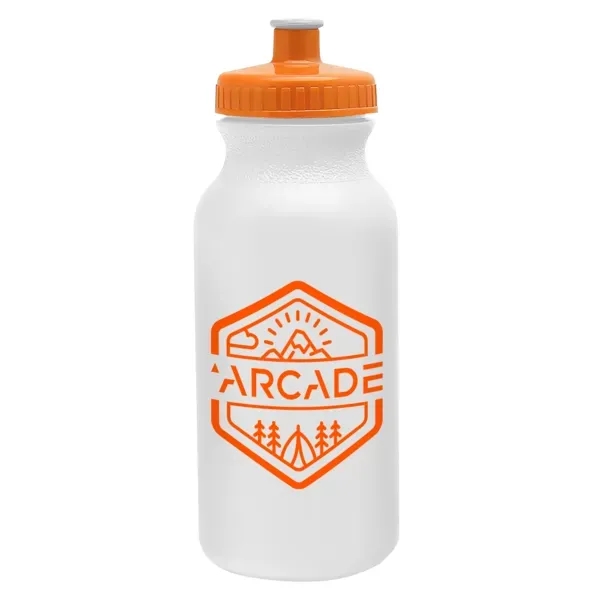 Circuit 20oz Bike Bottle - White w/Push-Pull Lid - Circuit 20oz Bike Bottle - White w/Push-Pull Lid - Image 8 of 13