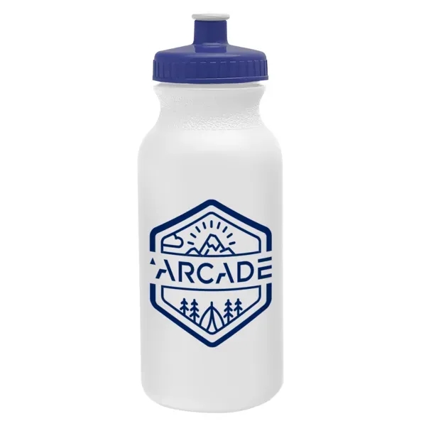 Circuit 20oz Bike Bottle - White w/Push-Pull Lid - Circuit 20oz Bike Bottle - White w/Push-Pull Lid - Image 9 of 13