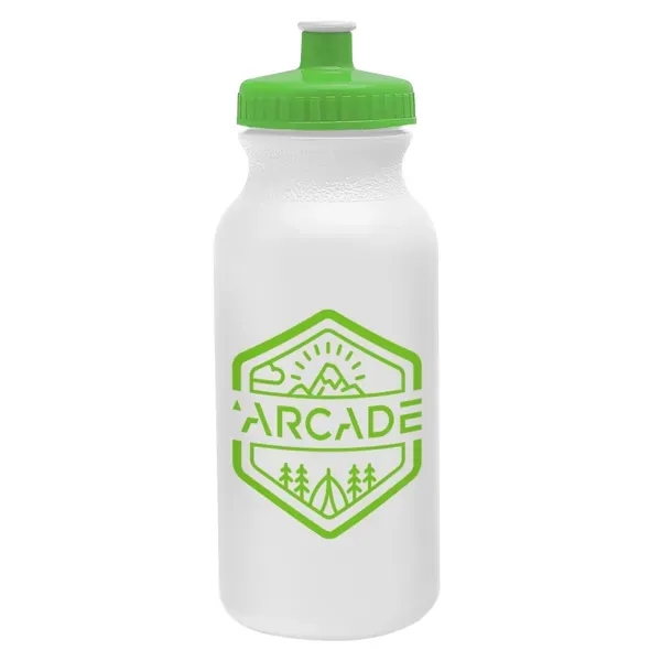 Circuit 20oz Bike Bottle - White w/Push-Pull Lid - Circuit 20oz Bike Bottle - White w/Push-Pull Lid - Image 10 of 13
