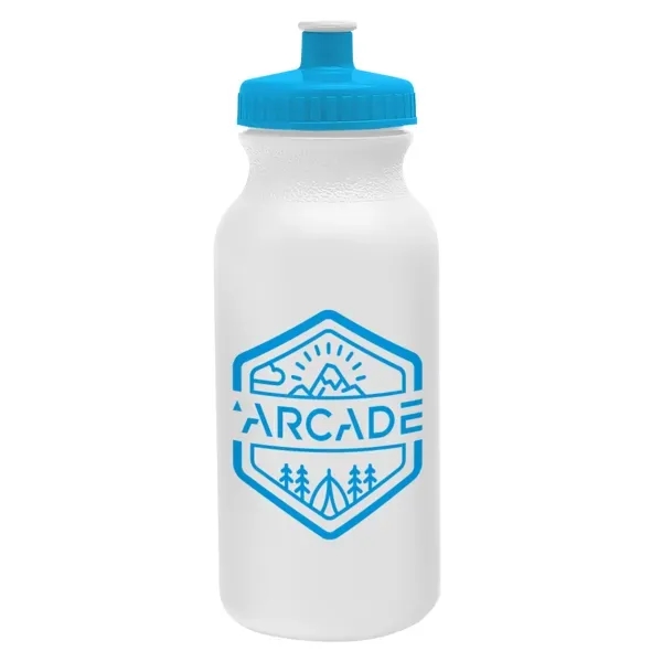 Circuit 20oz Bike Bottle - White w/Push-Pull Lid - Circuit 20oz Bike Bottle - White w/Push-Pull Lid - Image 12 of 13