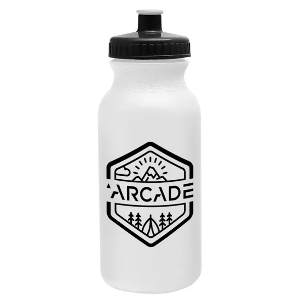 Circuit 20oz Bike Bottle - White w/Push-Pull Lid - Circuit 20oz Bike Bottle - White w/Push-Pull Lid - Image 13 of 13