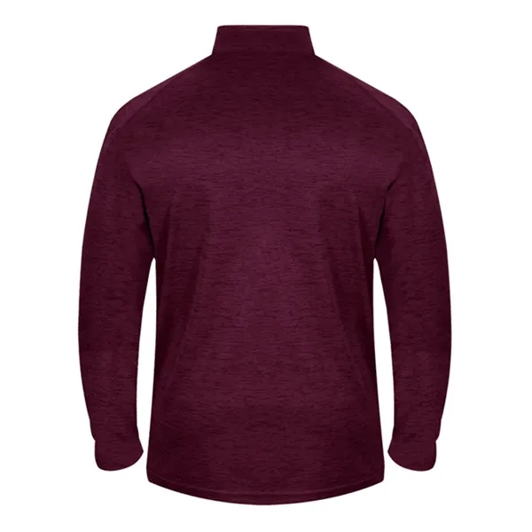 Badger Men's Tonal Blend Quarter-Zip Pullover - Badger Men's Tonal Blend Quarter-Zip Pullover - Image 20 of 24