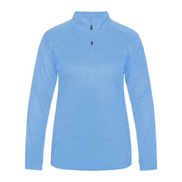 Badger Women's Tonal Blend Quarter-Zip Pullover - Badger Women's Tonal Blend Quarter-Zip Pullover - Image 5 of 20