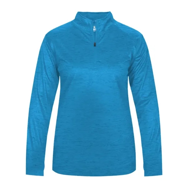 Badger Women's Tonal Blend Quarter-Zip Pullover - Badger Women's Tonal Blend Quarter-Zip Pullover - Image 6 of 20