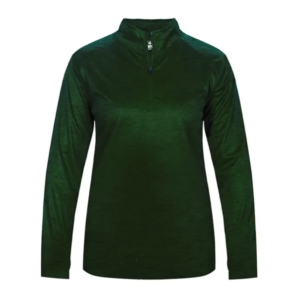 Badger Women's Tonal Blend Quarter-Zip Pullover - Badger Women's Tonal Blend Quarter-Zip Pullover - Image 8 of 20