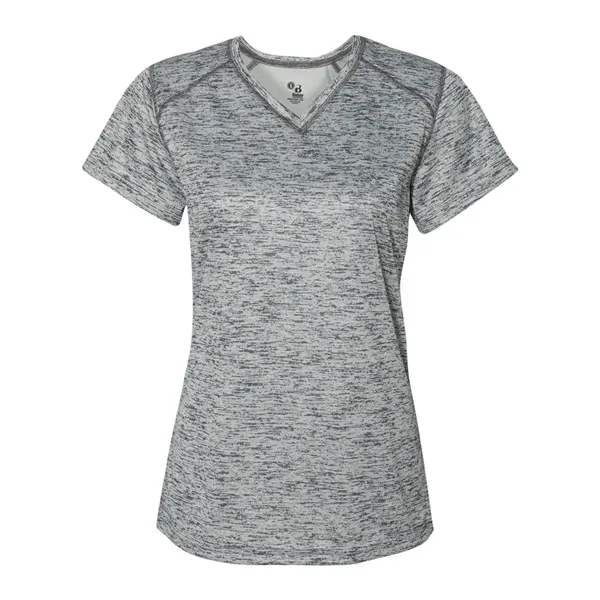 Badger Women's Tonal Blend V-Neck T-Shirt - Badger Women's Tonal Blend V-Neck T-Shirt - Image 4 of 15
