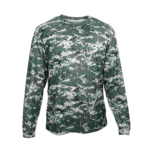 Badger Men's Digital Camo Long Sleeve T-Shirt - Badger Men's Digital Camo Long Sleeve T-Shirt - Image 8 of 42