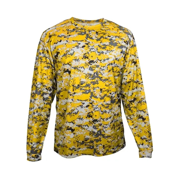 Badger Men's Digital Camo Long Sleeve T-Shirt - Badger Men's Digital Camo Long Sleeve T-Shirt - Image 11 of 42