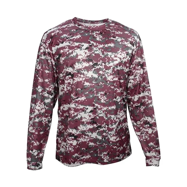 Badger Men's Digital Camo Long Sleeve T-Shirt - Badger Men's Digital Camo Long Sleeve T-Shirt - Image 16 of 42