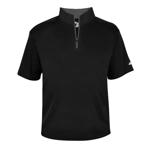 Badger Men's B-Core Short Sleeve Quarter-Zip - Badger Men's B-Core Short Sleeve Quarter-Zip - Image 0 of 17