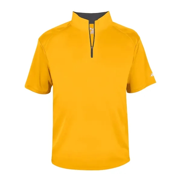 Badger Men's B-Core Short Sleeve Quarter-Zip - Badger Men's B-Core Short Sleeve Quarter-Zip - Image 6 of 17