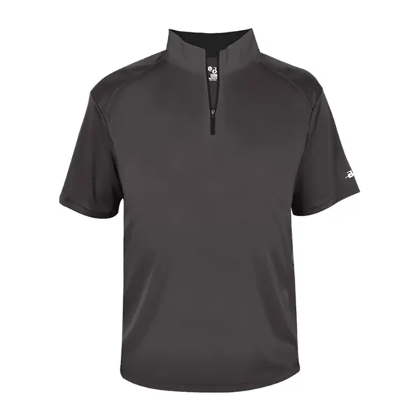 Badger Men's B-Core Short Sleeve Quarter-Zip - Badger Men's B-Core Short Sleeve Quarter-Zip - Image 8 of 17