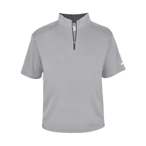 Badger Men's B-Core Short Sleeve Quarter-Zip - Badger Men's B-Core Short Sleeve Quarter-Zip - Image 16 of 17