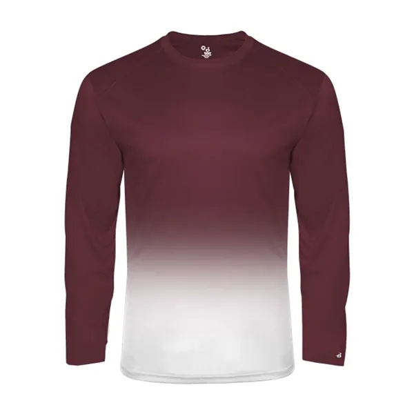 Badger Men's Ombre Long Sleeve T-Shirt - Badger Men's Ombre Long Sleeve T-Shirt - Image 8 of 16