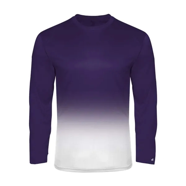 Badger Men's Ombre Long Sleeve T-Shirt - Badger Men's Ombre Long Sleeve T-Shirt - Image 11 of 16