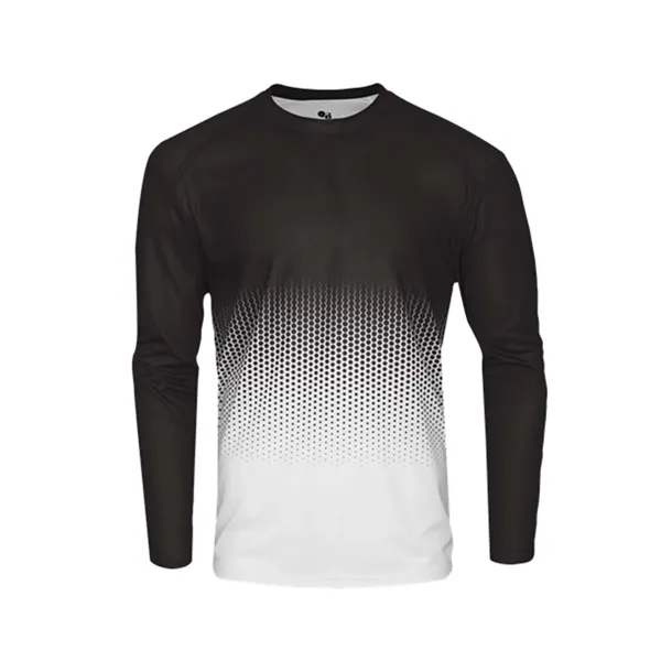 Badger Men's Hex 2.0 Long Sleeve T-Shirt - Badger Men's Hex 2.0 Long Sleeve T-Shirt - Image 1 of 5