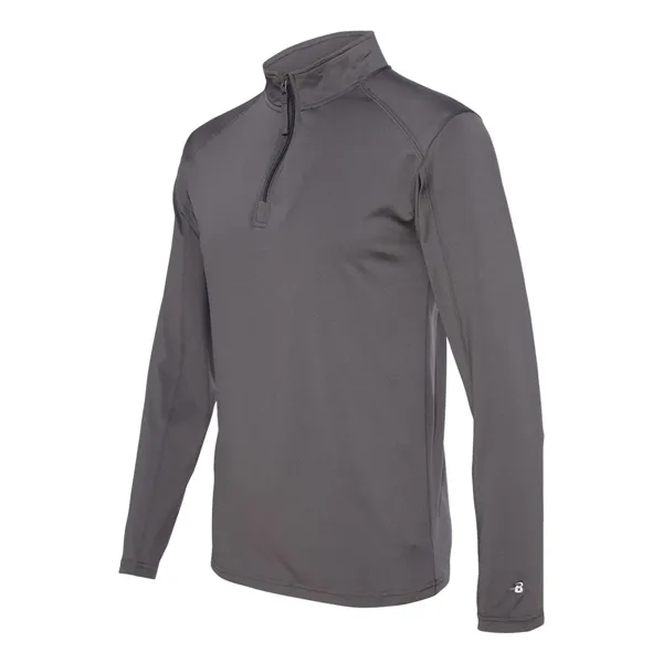 Badger Men's Lightweight Quarter-Zip Pullover - Badger Men's Lightweight Quarter-Zip Pullover - Image 9 of 30