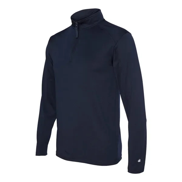 Badger Men's Lightweight Quarter-Zip Pullover - Badger Men's Lightweight Quarter-Zip Pullover - Image 16 of 30