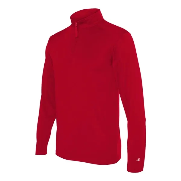 Badger Men's Lightweight Quarter-Zip Pullover - Badger Men's Lightweight Quarter-Zip Pullover - Image 19 of 30