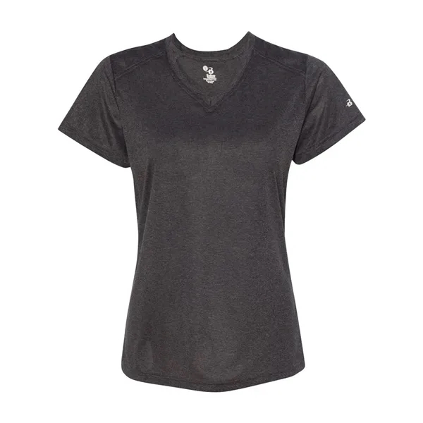 Badger Women's Pro Heather V-Neck T-Shirt - Badger Women's Pro Heather V-Neck T-Shirt - Image 0 of 24
