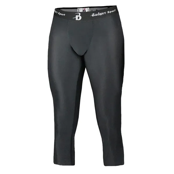 Badger Men's Compression Calf-Length Tights - Badger Men's Compression Calf-Length Tights - Image 0 of 3