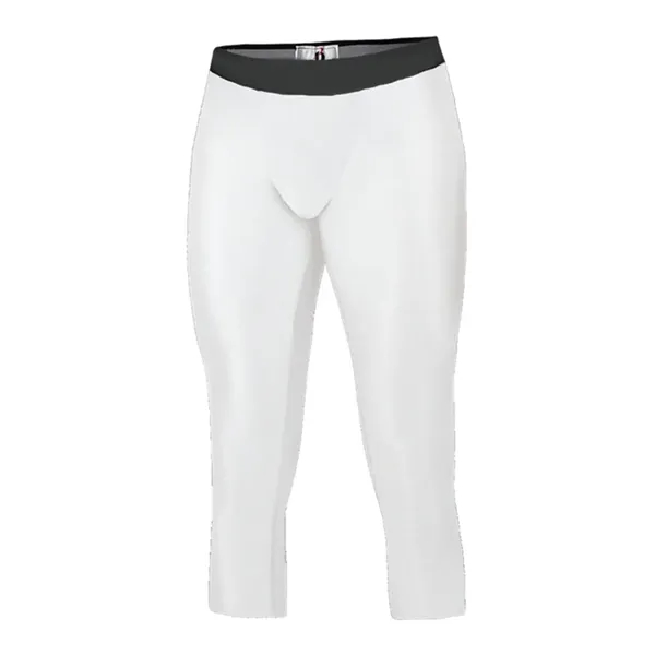 Badger Men's Compression Calf-Length Tights - Badger Men's Compression Calf-Length Tights - Image 3 of 3