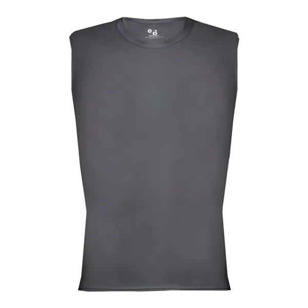 Badger Men's Pro-Compression Sleeveless T-Shirt - Badger Men's Pro-Compression Sleeveless T-Shirt - Image 9 of 29