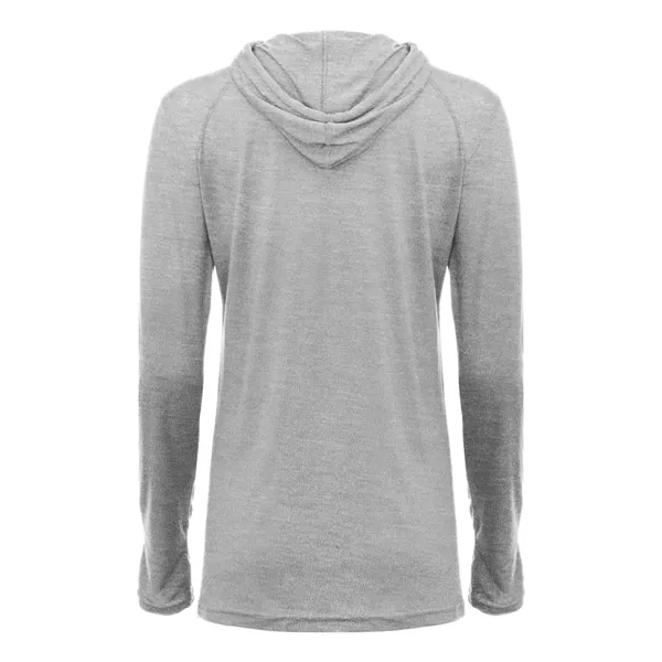Badger Women's Tri-Blend Surplice Long Sleeve Hooded T-Shirt - Badger Women's Tri-Blend Surplice Long Sleeve Hooded T-Shirt - Image 20 of 31