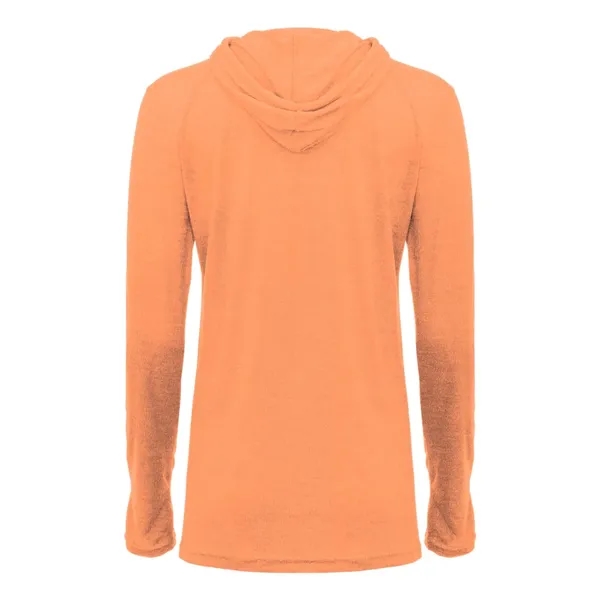 Badger Women's Tri-Blend Surplice Long Sleeve Hooded T-Shirt - Badger Women's Tri-Blend Surplice Long Sleeve Hooded T-Shirt - Image 22 of 31