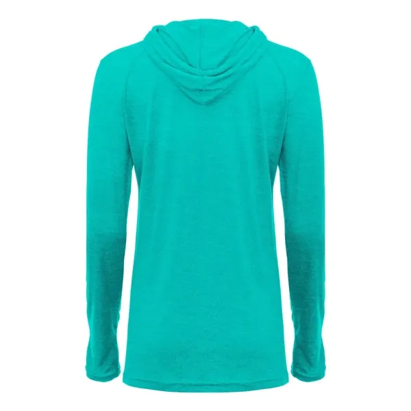 Badger Women's Tri-Blend Surplice Long Sleeve Hooded T-Shirt - Badger Women's Tri-Blend Surplice Long Sleeve Hooded T-Shirt - Image 28 of 31