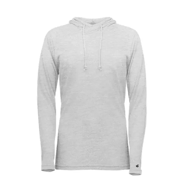 Badger Women's Tri-Blend Surplice Long Sleeve Hooded T-Shirt - Badger Women's Tri-Blend Surplice Long Sleeve Hooded T-Shirt - Image 31 of 31