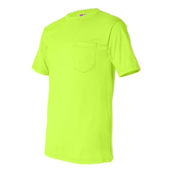 Bayside Unisex USA-Made 50/50 Pocket T-Shirt - Bayside Unisex USA-Made 50/50 Pocket T-Shirt - Image 3 of 5