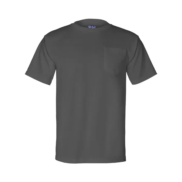 Bayside Unisex Union-Made Pocket T-Shirt - Bayside Unisex Union-Made Pocket T-Shirt - Image 7 of 30